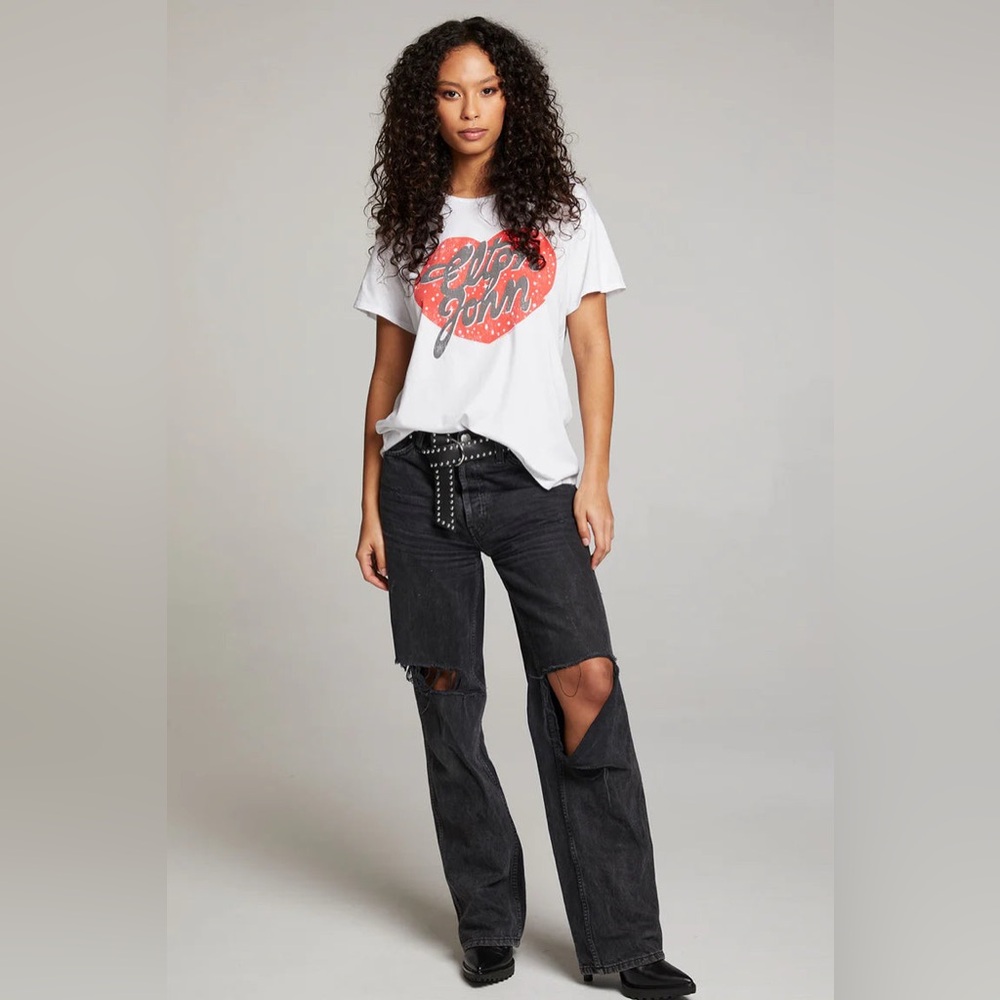 NWOT Chaser Los Angeles Heart T Shirt